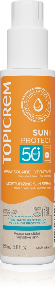 Увлажняющий солнцезащитный спрей с защитой от солнца SPF 50+ Topicrem, 150 мл
Увлажняющий солнцезащитный спрей с защитой от солнца SPF 50+ Topicrem, 150 мл