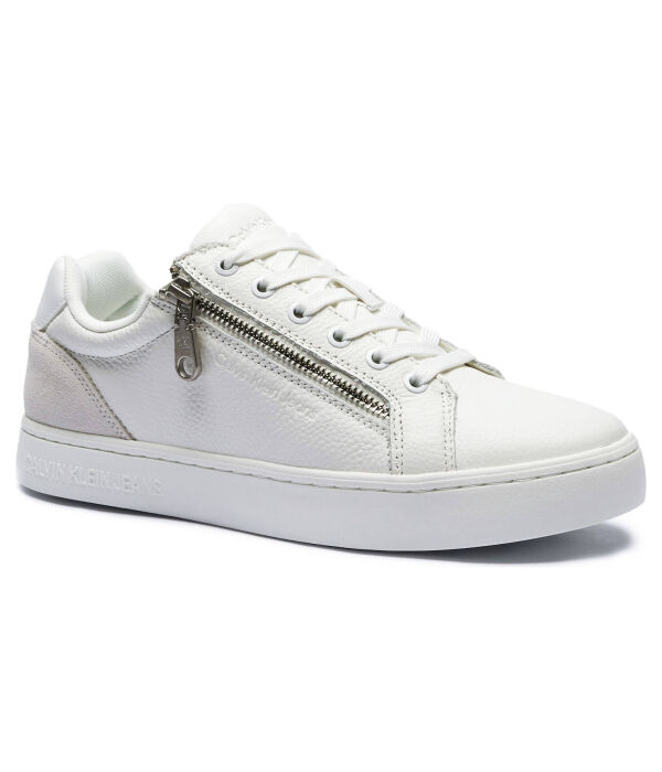 Кроссовки кожаные Calvin Klein Jeans на молнии, белый
Кроссовки кожаные Calvin Klein Jeans на молнии, белый