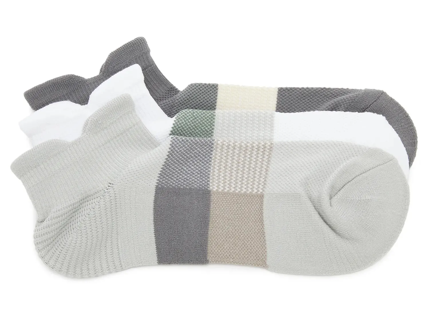 Носки мужские No. 6 Double Tab No Show - 3 шт. в упаковке, белые/серые/серо-коричневые
Носки мужские No. 6 Double Tab No Show - 3 шт. в упаковке, белые/серые/серо-коричневые