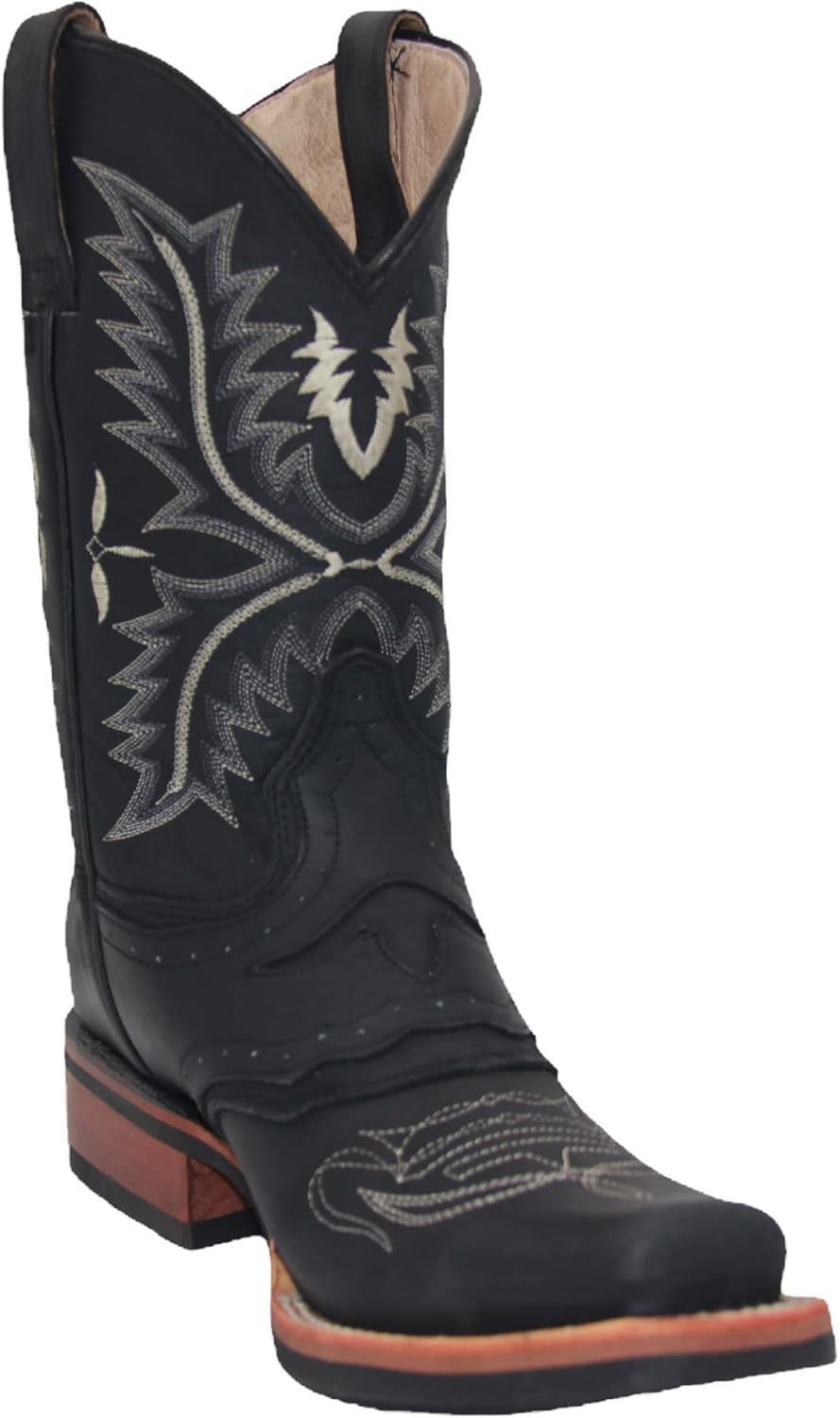 Мужские ковбойские сапоги The Western Shops черного цвета из натуральной кожи, средней высоты с квадратным носком
Мужские ковбойские сапоги The Western Shops черного цвета из натуральной кожи, средней высоты с квадратным носком