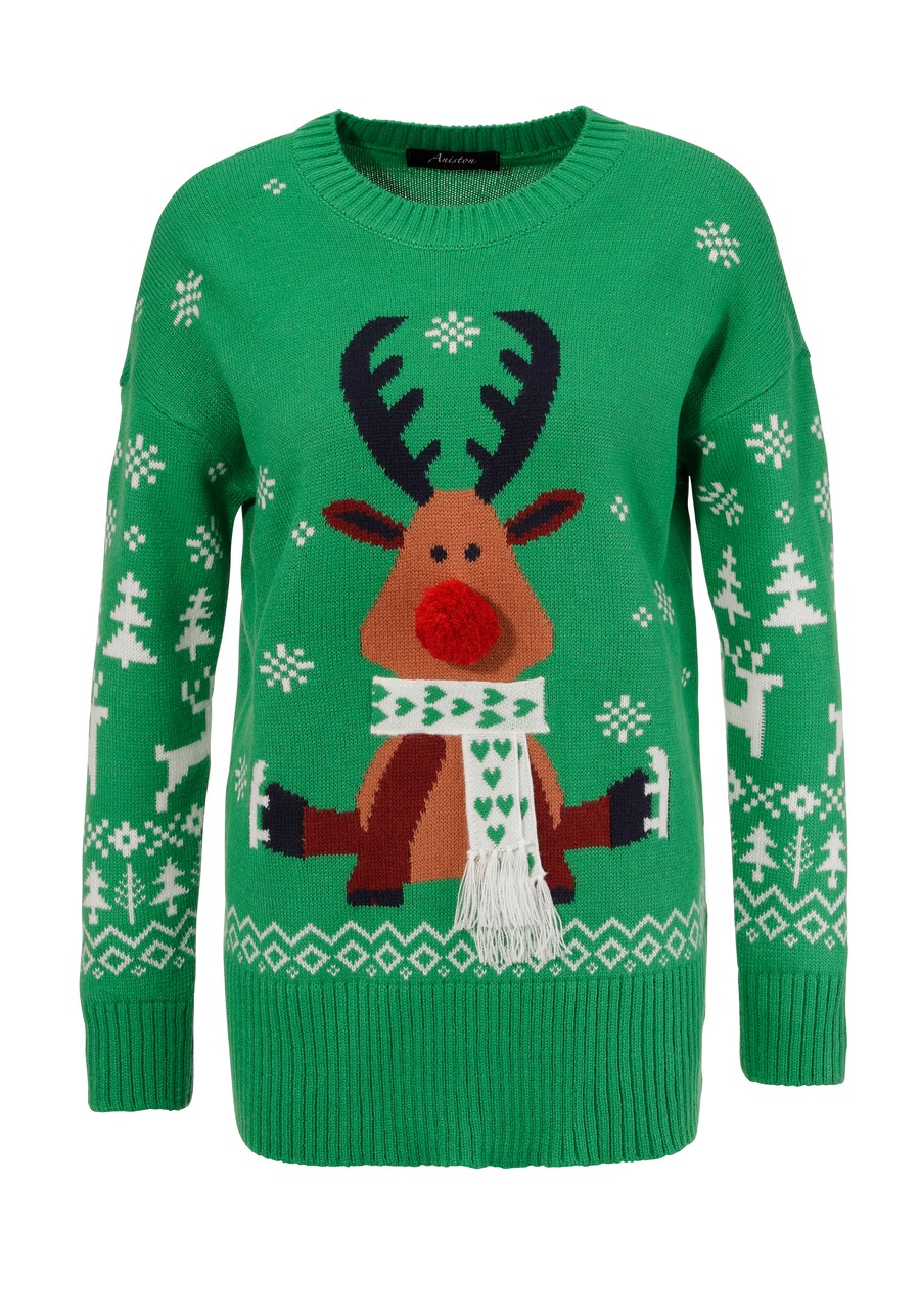 Свитер Aniston CASUAL, Green
Свитер Aniston CASUAL, Green