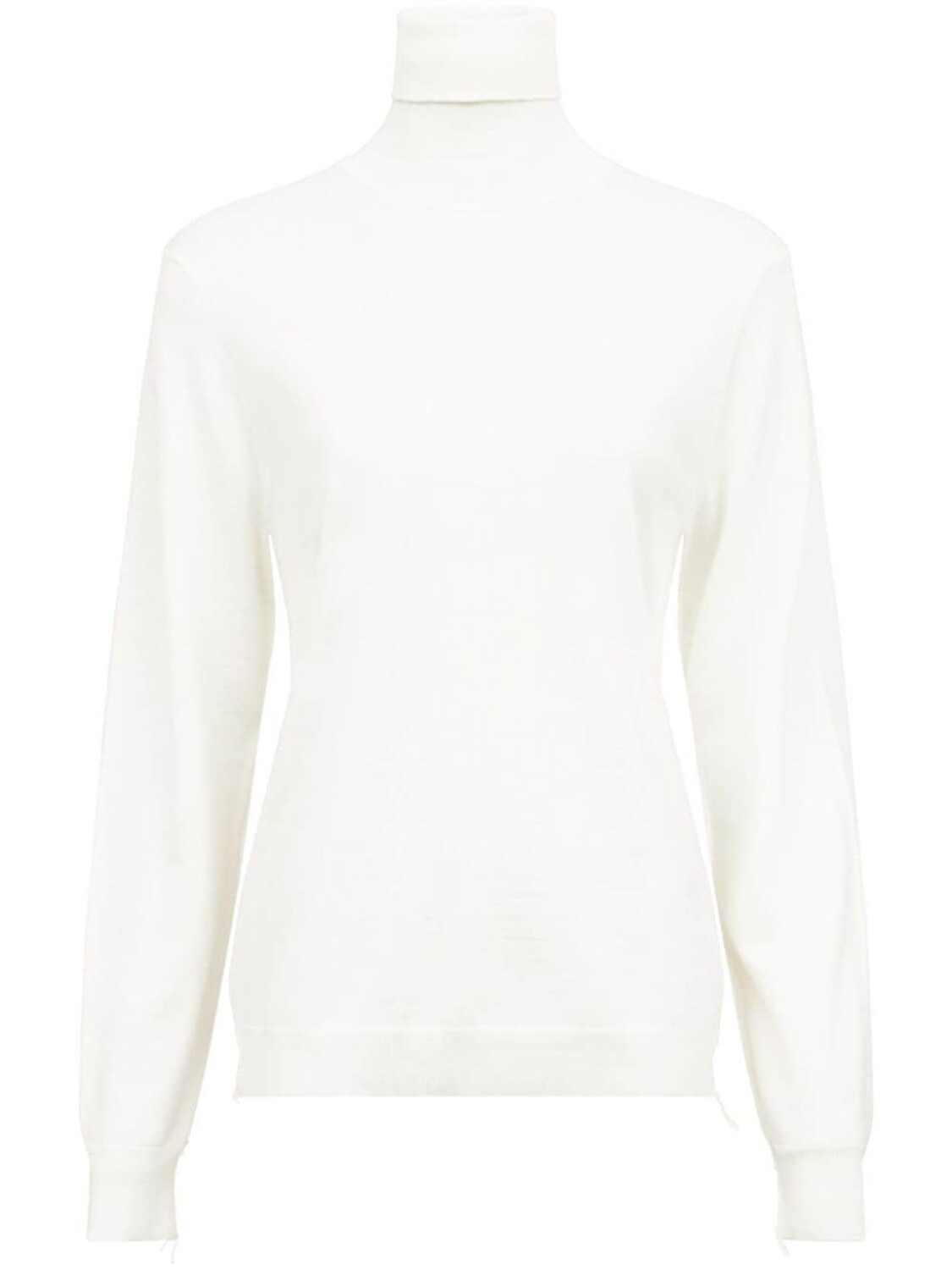 Maison Margiela джемпер с высоким воротом из мериносовой шерсти, белый 
Maison Margiela джемпер с высоким воротом из мериносовой шерсти, белый