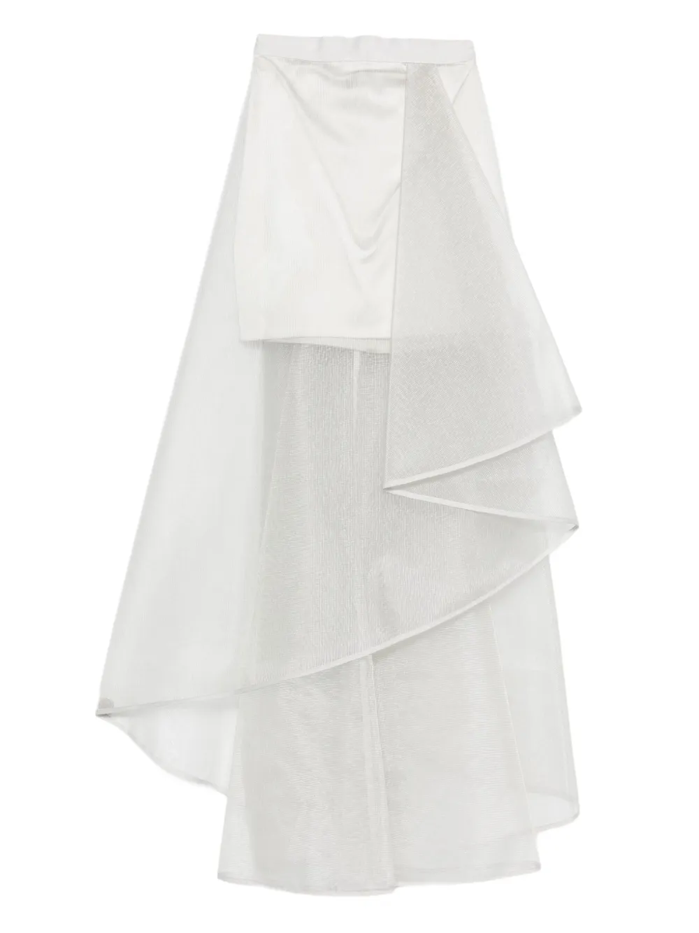 Многослойная юбка асимметричного кроя Gemy Maalouf, серебряный
Многослойная юбка асимметричного кроя Gemy Maalouf, серебряный