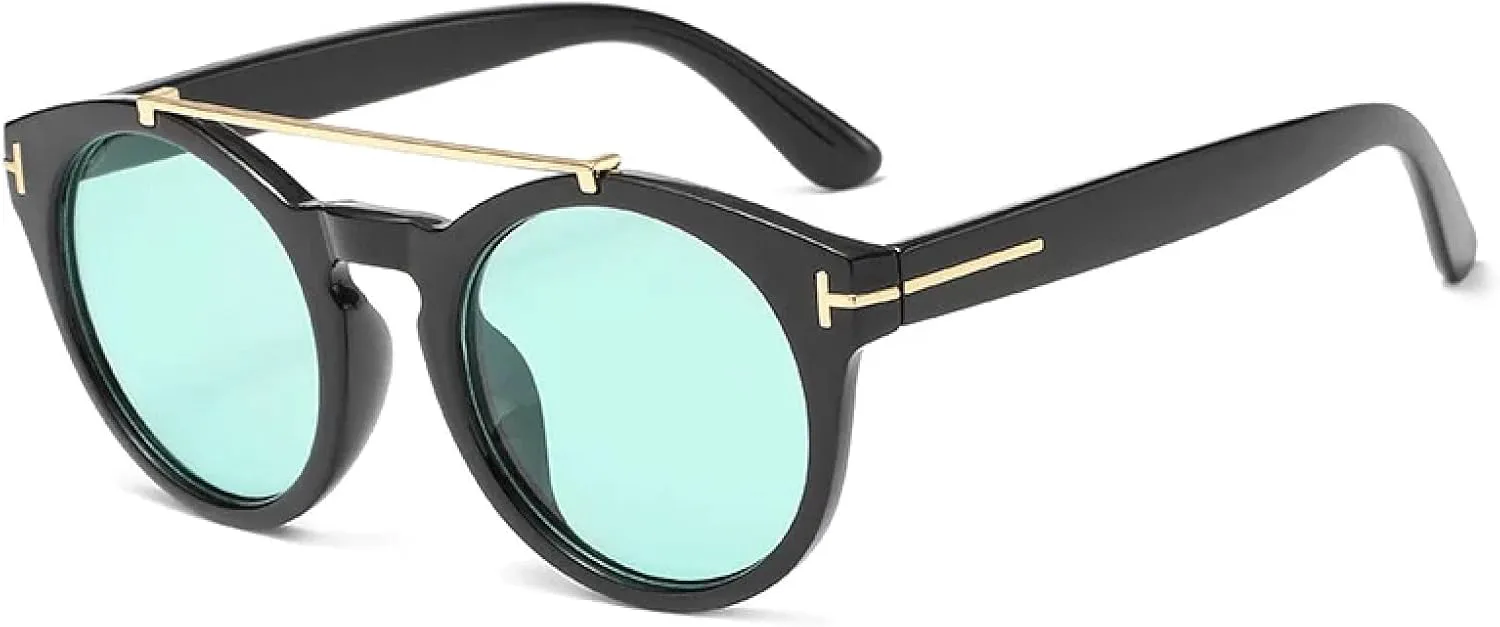 Круглые солнцезащитные очки для мужчин и женщин, солнцезащитные очки с двойной перемычкой, панк-очки, очки с защитой от УФ-излучения UV400 DSVIGF, Black Green
Круглые солнцезащитные очки для мужчин и женщин, солнцезащитные очки с двойной перемычкой, панк-очки, очки с защитой от УФ-излучения UV400 DSVIGF, Black Green