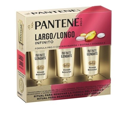 Pantene Long Infinite Ампулы 3 x 15 мл для женщин
Pantene Long Infinite Ампулы 3 x 15 мл для женщин