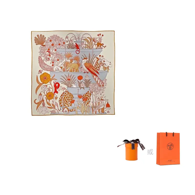 HERMES Шёлковый шарф женский кремовый, Cream
HERMES Шёлковый шарф женский кремовый, Cream