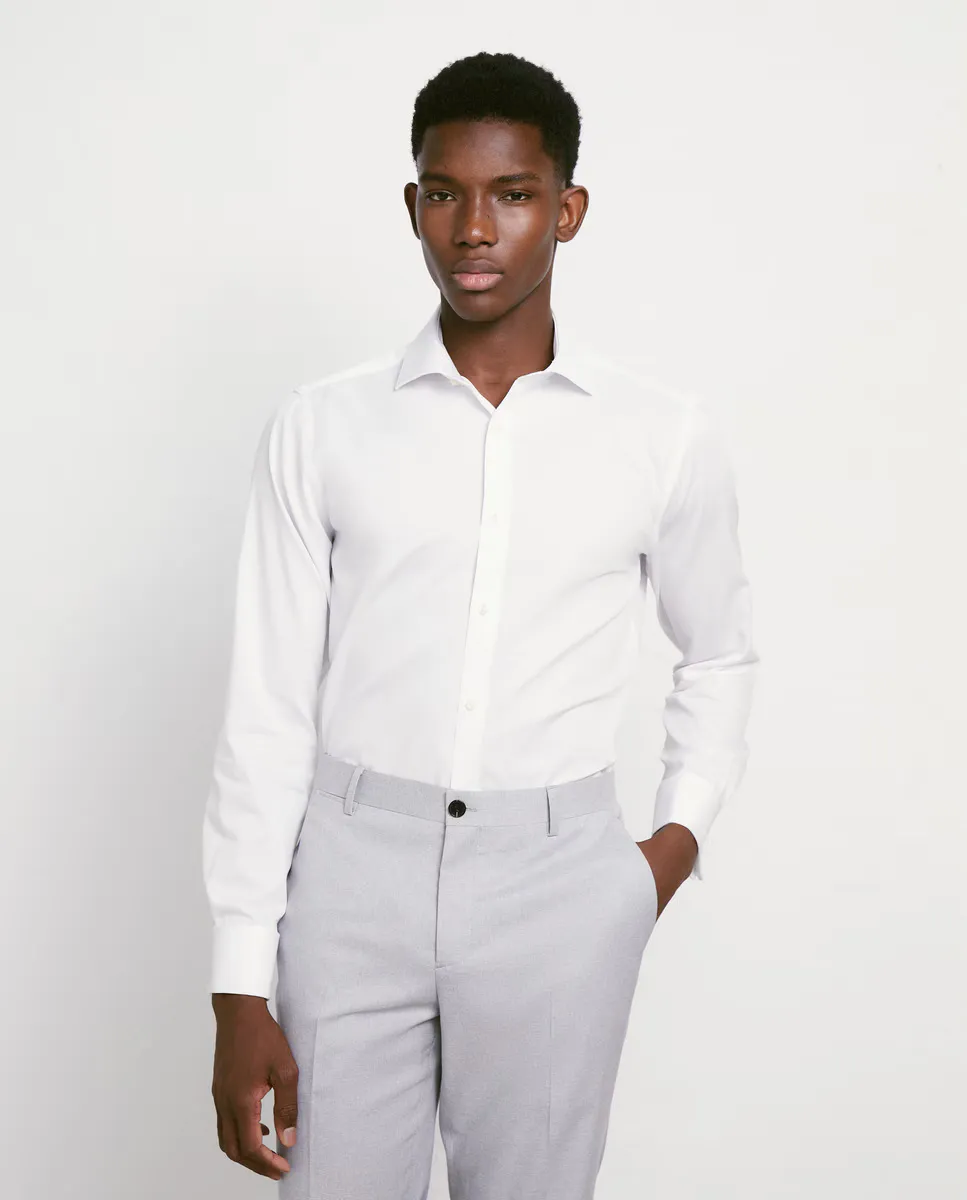 Мужская рубашка с двойными манжетами Coolmax Easy Wear, белый
Мужская рубашка с двойными манжетами Coolmax Easy Wear, белый