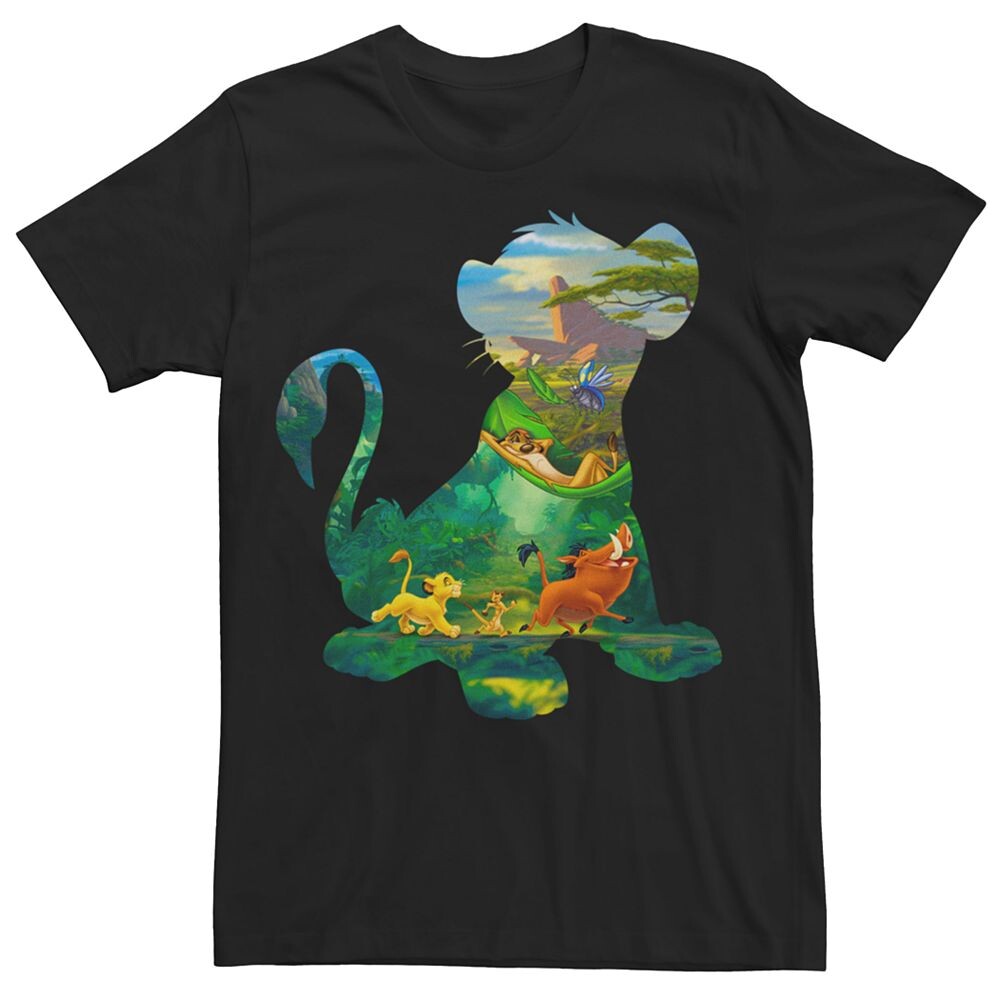 Мужская футболка с силуэтом Симбы Disney's The Lion King Group Shot, черный
Мужская футболка с силуэтом Симбы Disney's The Lion King Group Shot, черный