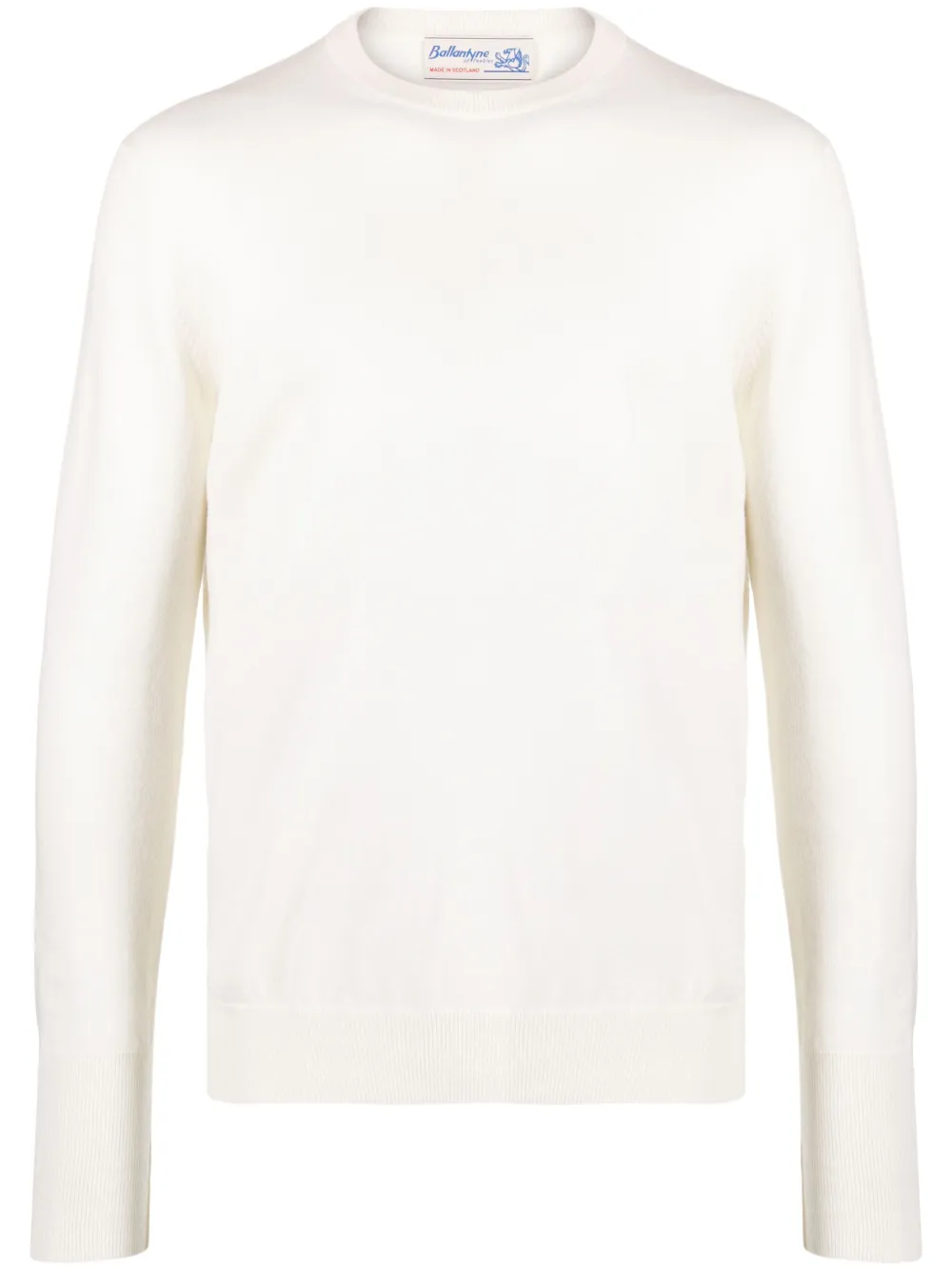Кашемировый джемпер с круглым вырезом Ballantyne, белый
Кашемировый джемпер с круглым вырезом Ballantyne, белый