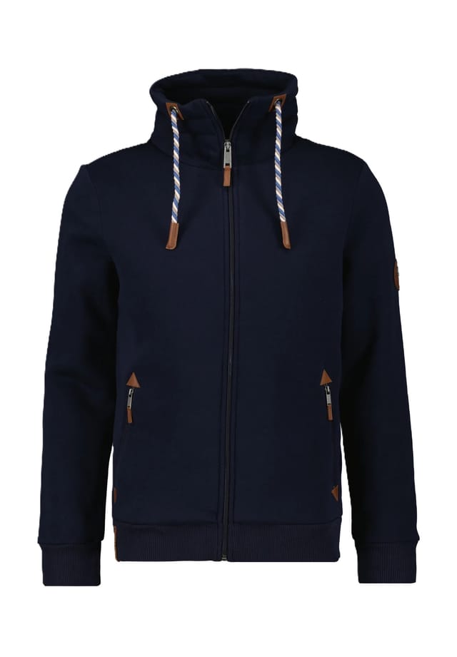 Толстовка с воротником-стойкой и завязкой на шнурке Ragman, синий
Толстовка с воротником-стойкой и завязкой на шнурке Ragman, синий