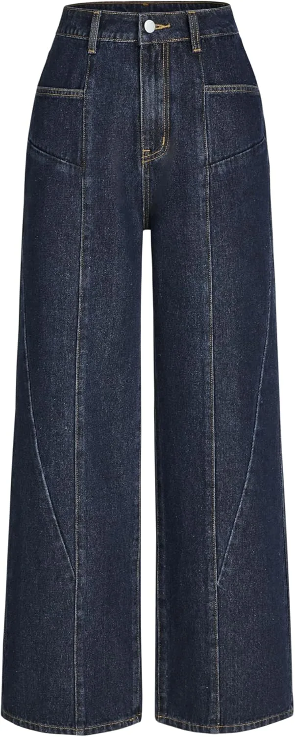 Джинсы CIDER Mid Waist с карманами и широкими штанинами
Джинсы CIDER Mid Waist с карманами и широкими штанинами