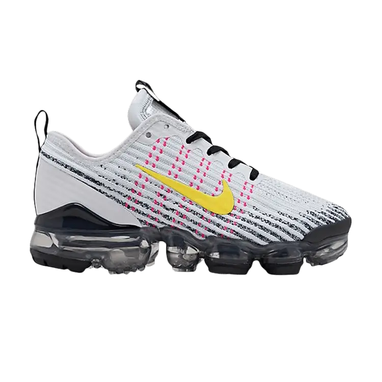 Кроссовки Nike Air VaporMax Flyknit 3 GS 'White Dynamic Yellow', белый
Кроссовки Nike Air VaporMax Flyknit 3 GS 'White Dynamic Yellow', белый