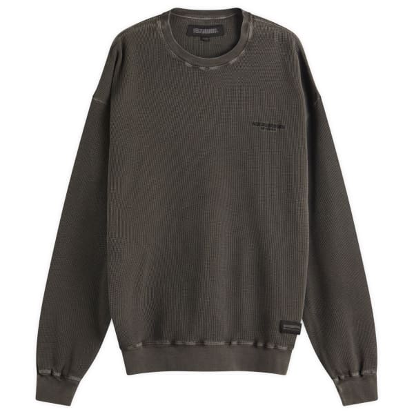 Пигментно окрашенная вафельная толстовка Neighborhood, черный
Пигментно окрашенная вафельная толстовка Neighborhood, черный