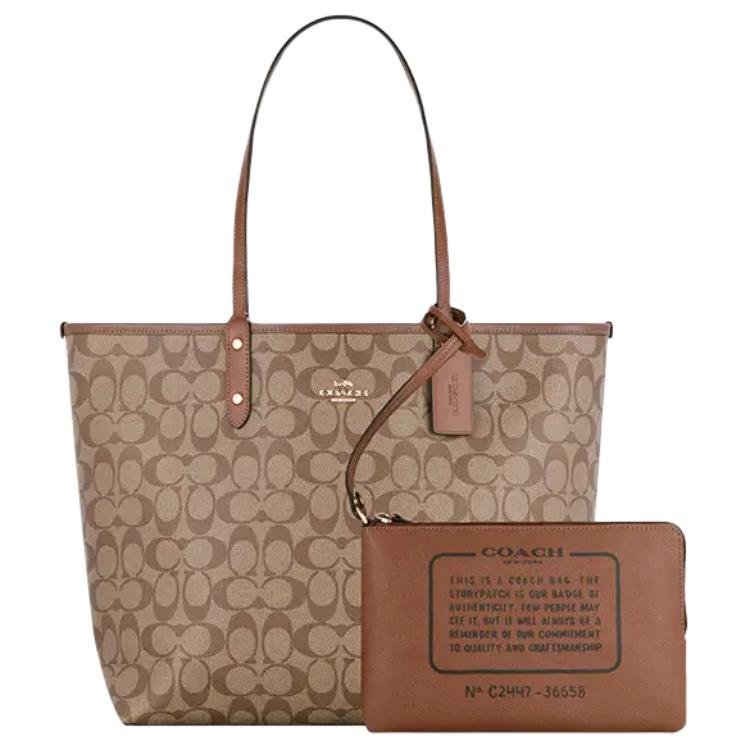COACH Городская ПВХ сумка-шоппер
COACH Городская ПВХ сумка-шоппер