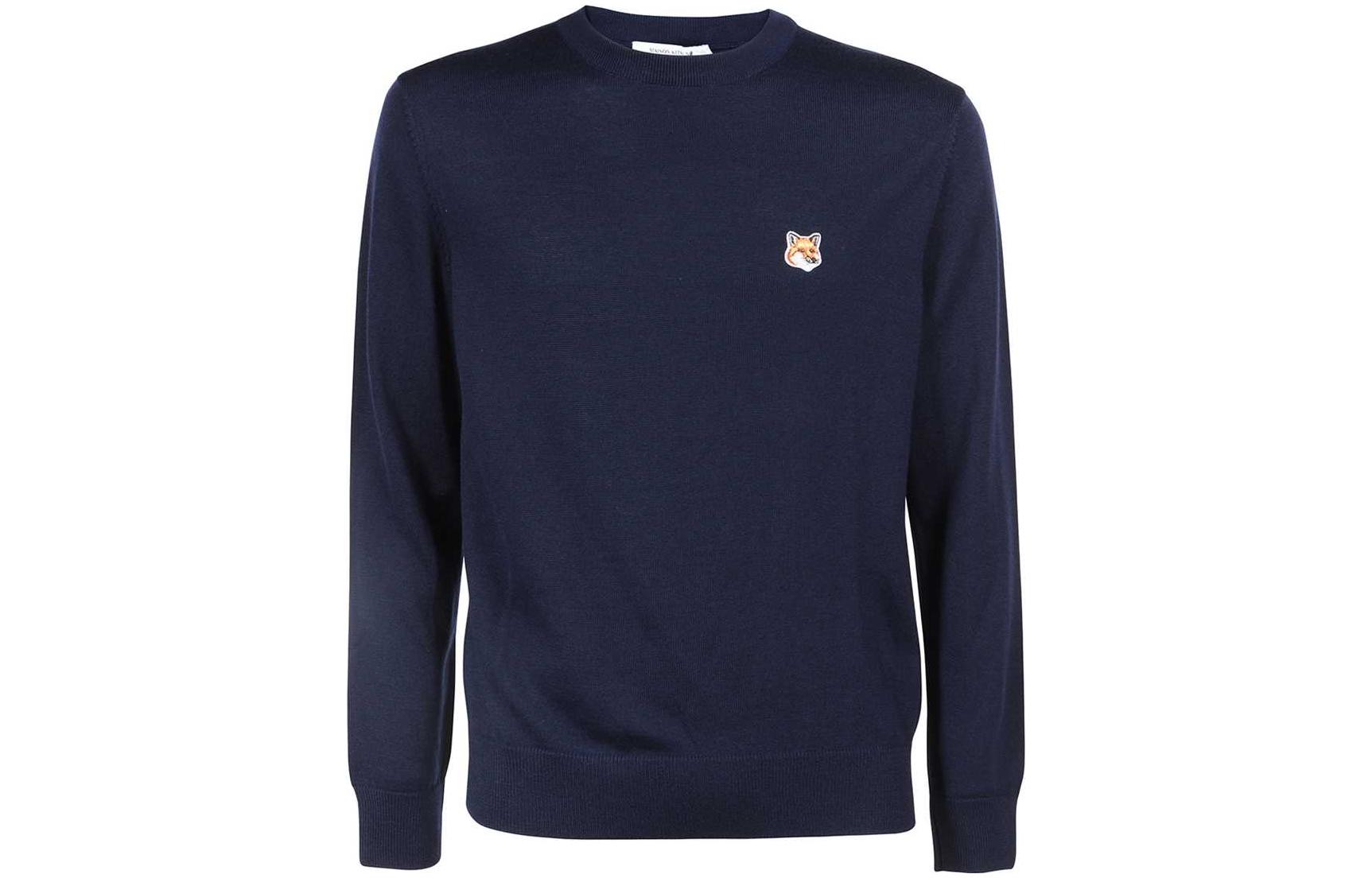 Свитер Fox Head Patch Long-Sleeved Jumper Maison Kitsune, синий
Свитер Fox Head Patch Long-Sleeved Jumper Maison Kitsune, синий