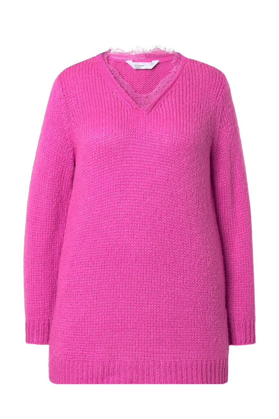 Тонкий вязаный свитер MIAMODA Sweater, фуксия
Тонкий вязаный свитер MIAMODA Sweater, фуксия