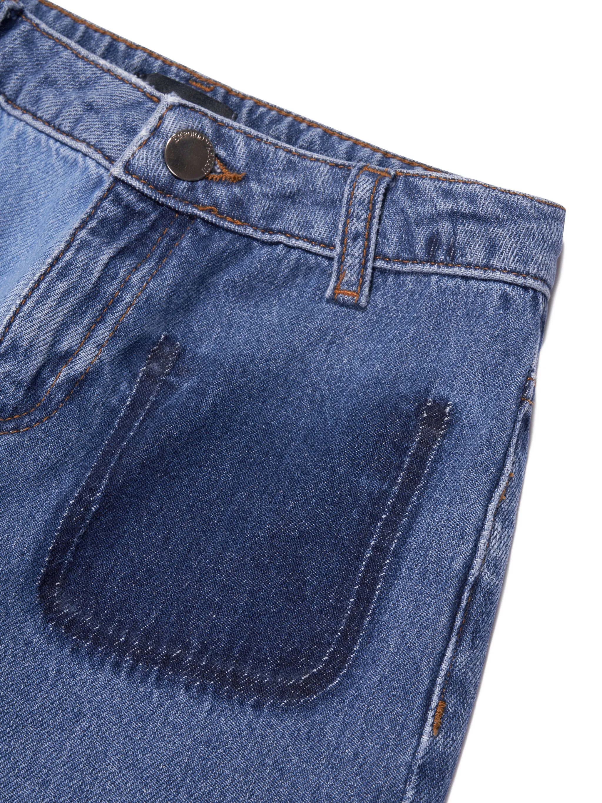 Прямые джинсы с логотипом Emporio Armani Kids, синий
Прямые джинсы с логотипом Emporio Armani Kids, синий