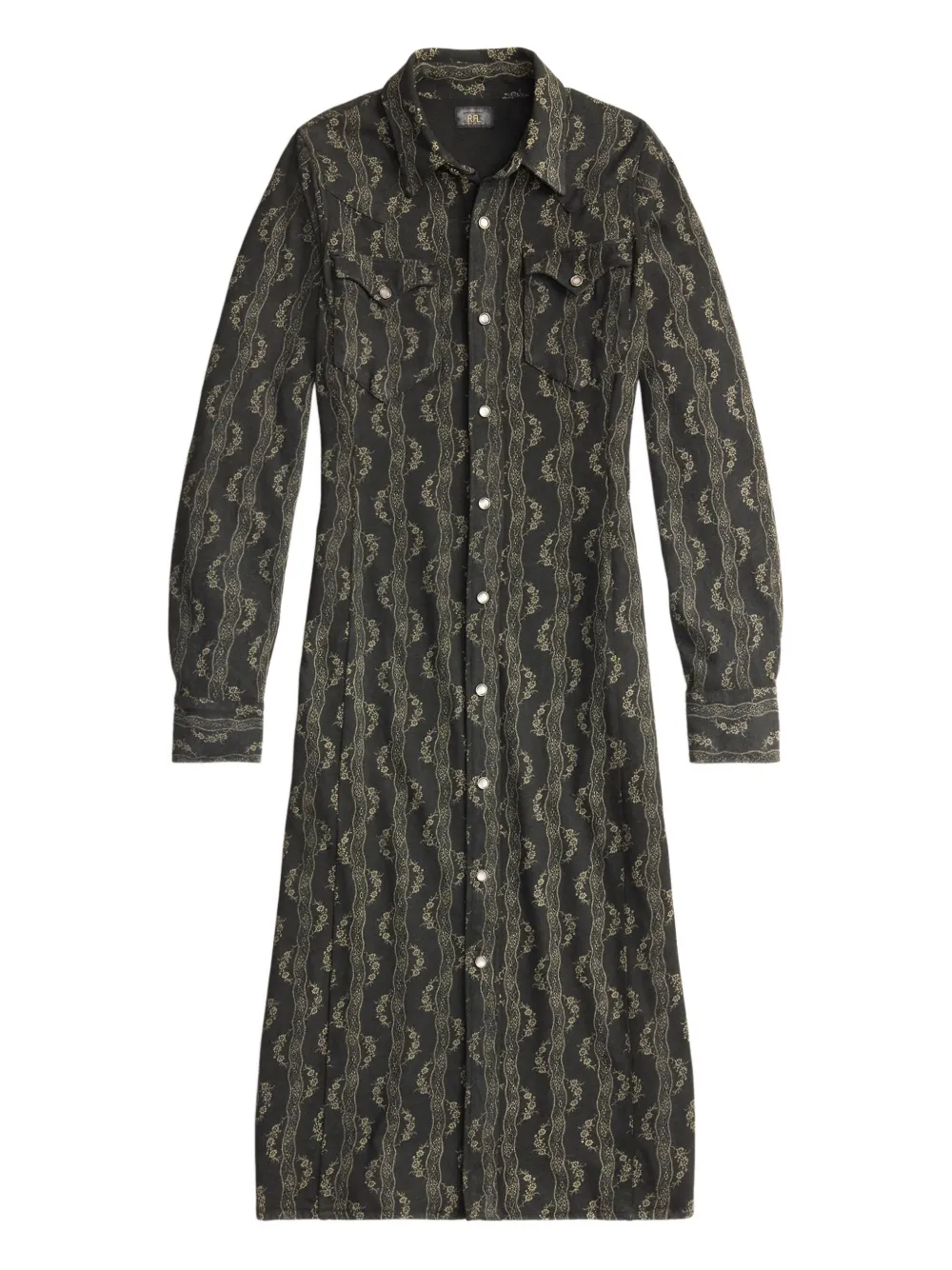 Платье-рубашка с цветочным принтом Ralph Lauren Rrl, зеленый
Платье-рубашка с цветочным принтом Ralph Lauren Rrl, зеленый