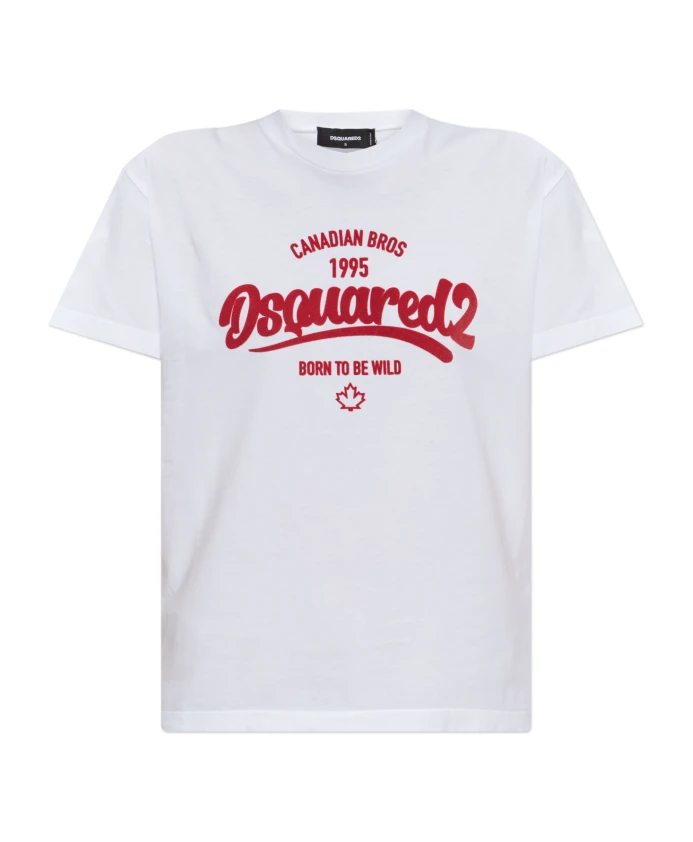 Футболка с логотипом Dsquared2, белый
Футболка с логотипом Dsquared2, белый