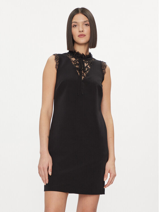 Коктейльное платье стандартного кроя Liu Jo, черный 
Коктейльное платье стандартного кроя Liu Jo, черный