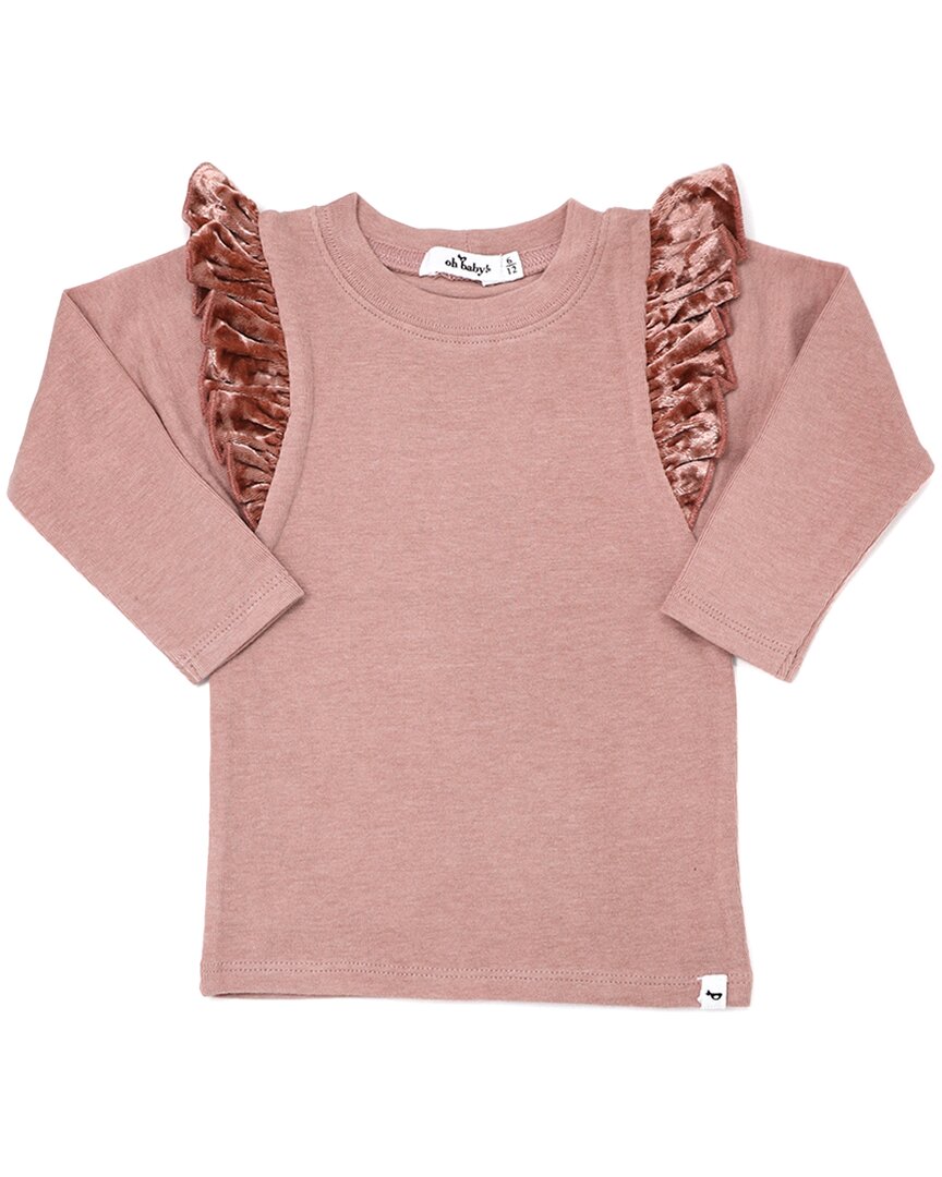 О детка! Футболка Butterfly Velvet Oh baby!, розовый
О детка! Футболка Butterfly Velvet Oh baby!, розовый