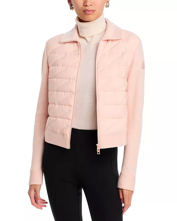Пуховый кардиган Moncler, розовый
Пуховый кардиган Moncler, розовый