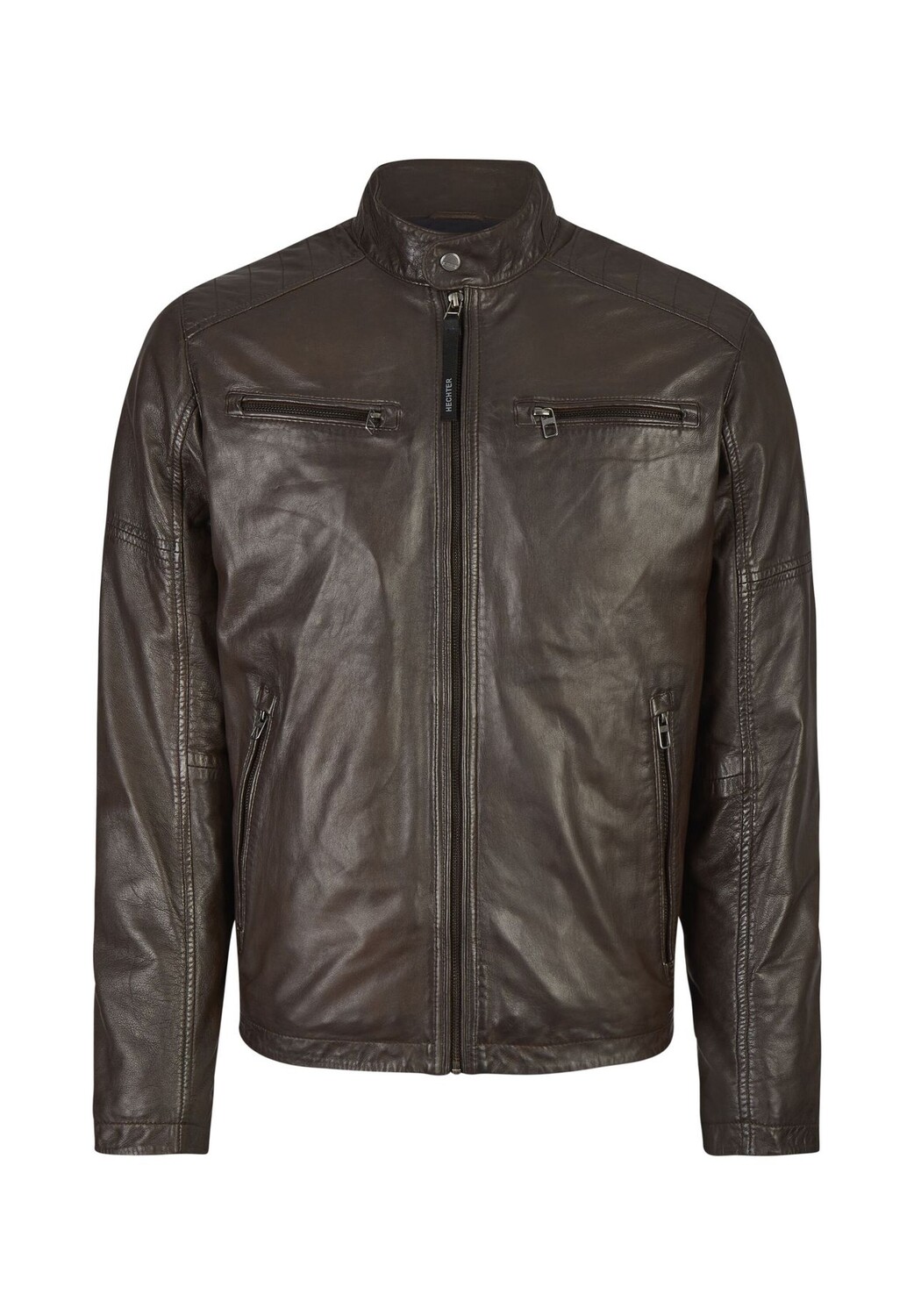 Кожаная куртка HECHTER PARIS, черно-коричневый 
Кожаная куртка HECHTER PARIS, черно-коричневый