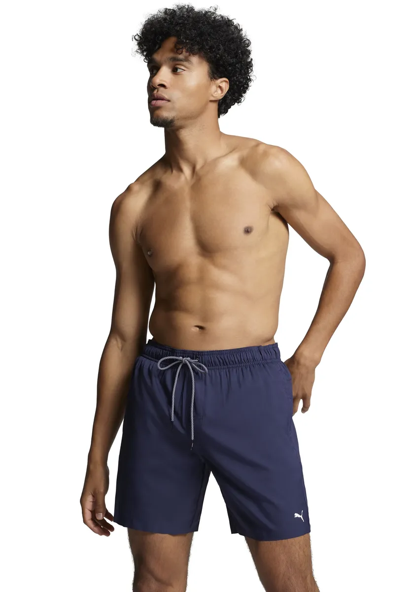 Купальные шорты PUMA с высокотехнологичной приклеенной молнией на заднем кармане, цвет морской волны
Купальные шорты PUMA с высокотехнологичной приклеенной молнией на заднем кармане, цвет морской волны