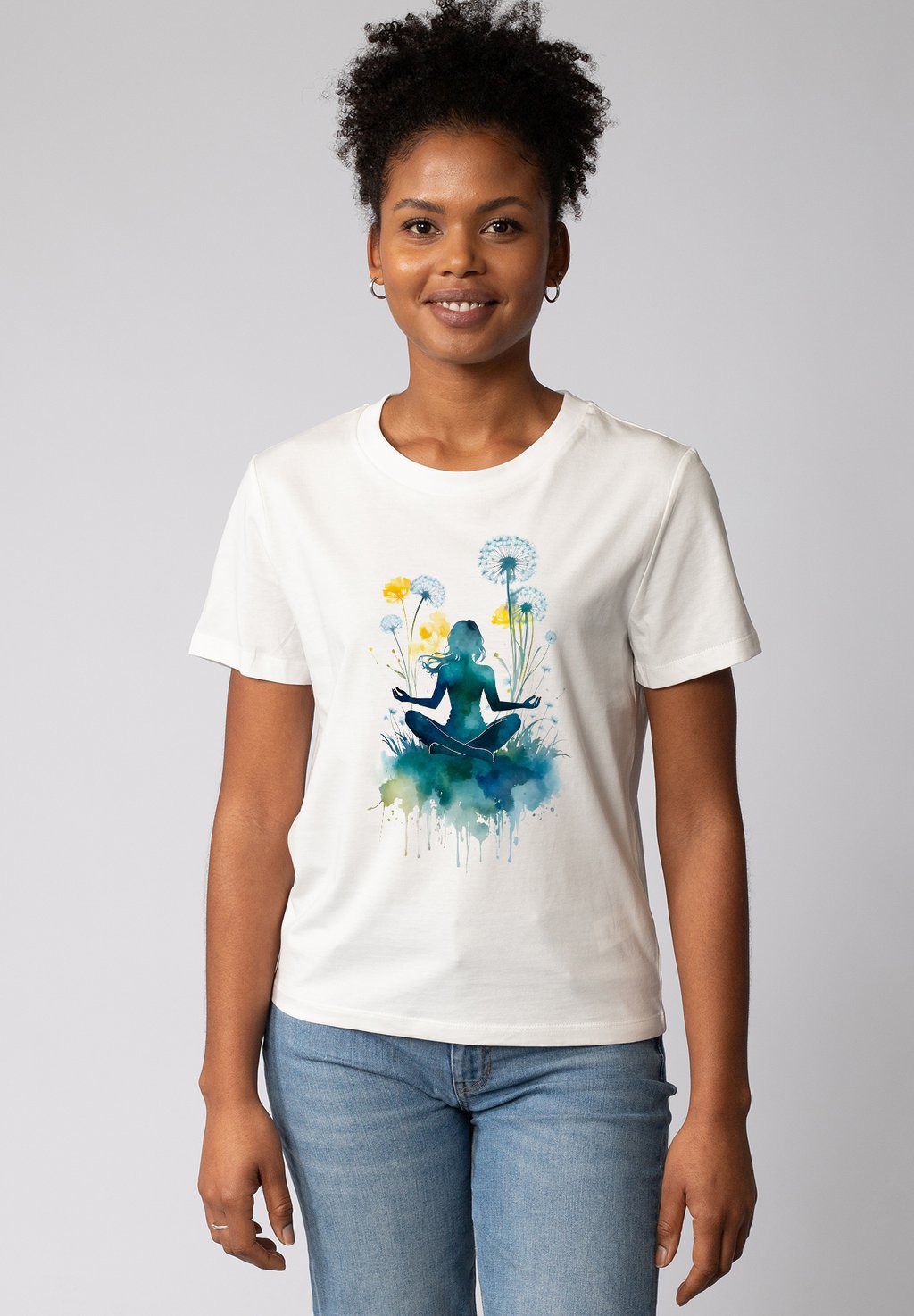 Футболка с принтом YOGA MEDITATION watapparel, белый
Футболка с принтом YOGA MEDITATION watapparel, белый