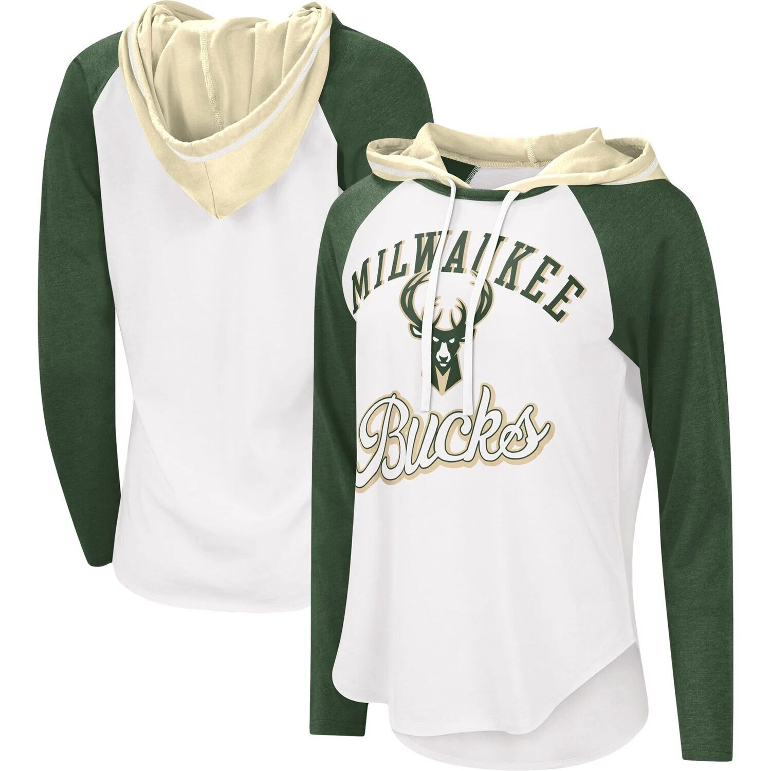 Женская белая футболка с худи реглан G-III 4Her by Carl Banks Milwaukee Bucks MVP и футболка с длинным рукавом G-III
Женская белая футболка с худи реглан G-III 4Her by Carl Banks Milwaukee Bucks MVP и футболка с длинным рукавом G-III