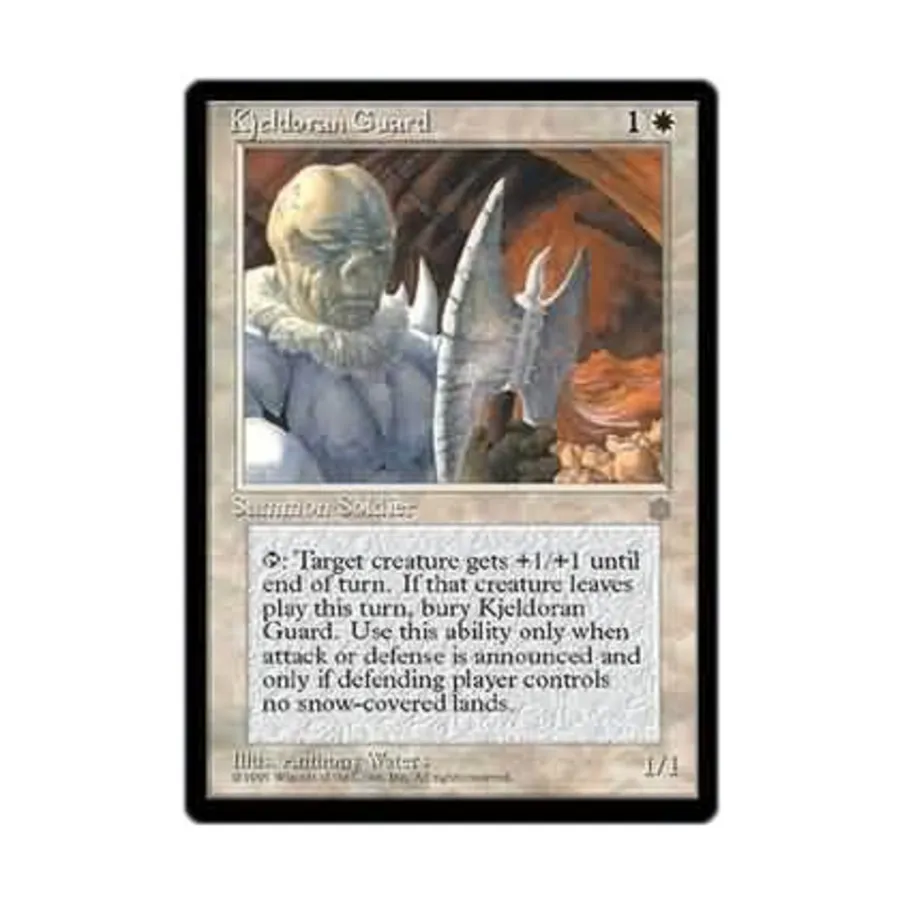 CCG Кьельдоранский страж (К), MTG - Ice Age
CCG Кьельдоранский страж (К), MTG - Ice Age