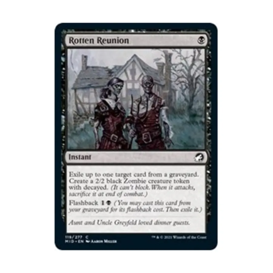 CCG Гнилое воссоединение (К), MTG - Innistrad - Midnight Hunt
CCG Гнилое воссоединение (К), MTG - Innistrad - Midnight Hunt