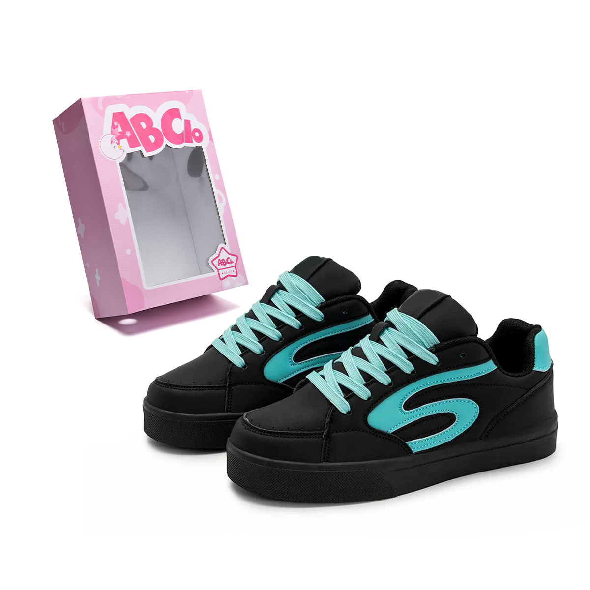 ABCIO Скользоустойчивые амортизирующие легкие низкие скейтерские кроссовки унисекс черный озерно-зеленый, цвет Black Lake Green 
ABCIO Скользоустойчивые амортизирующие легкие низкие скейтерские кроссовки унисекс черный озерно-зеленый, цвет Black Lake Green