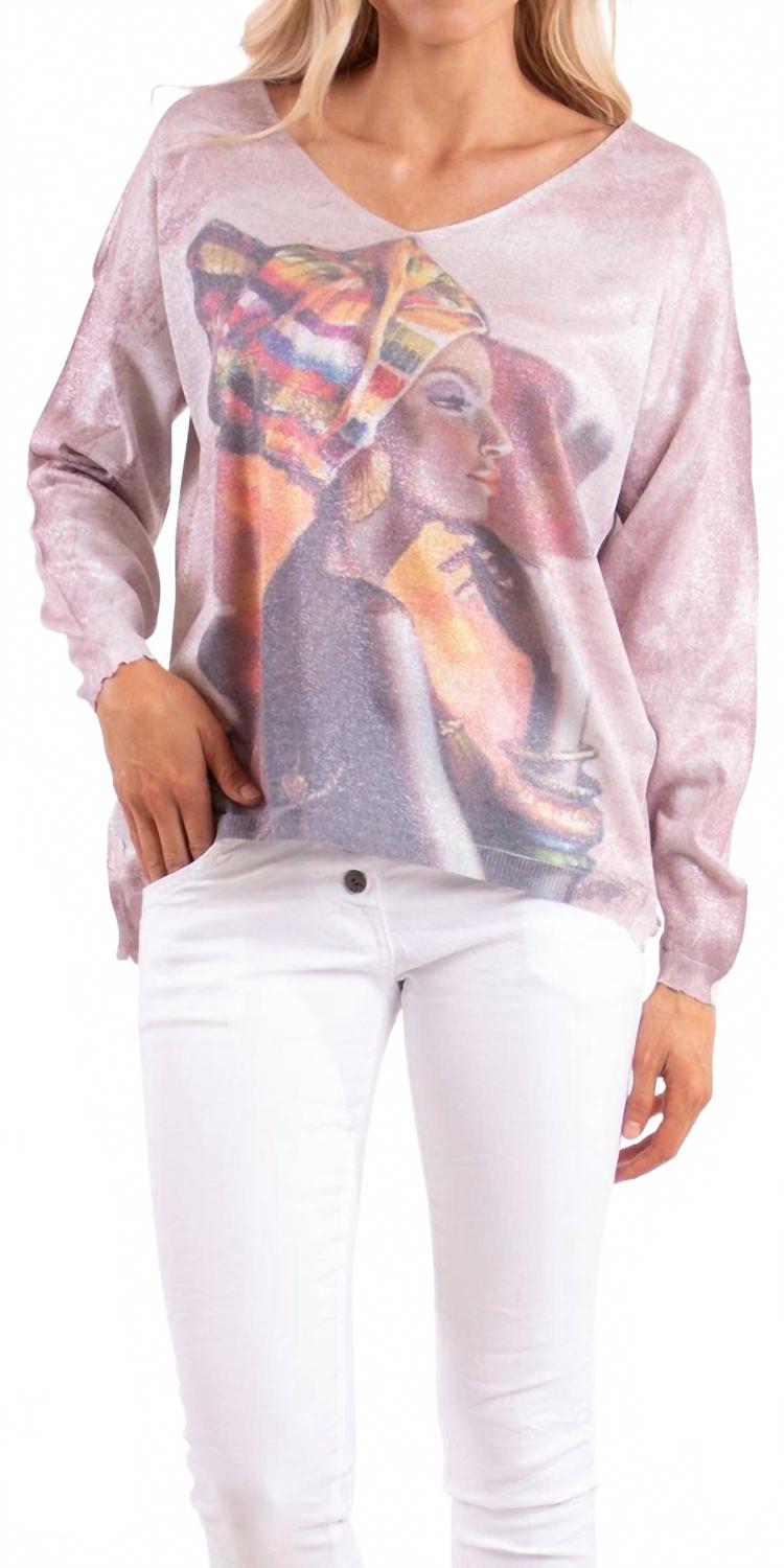 Свитер с длинными рукавами Bold Queen розового цвета Gigi Moda, розовый
Свитер с длинными рукавами Bold Queen розового цвета Gigi Moda, розовый