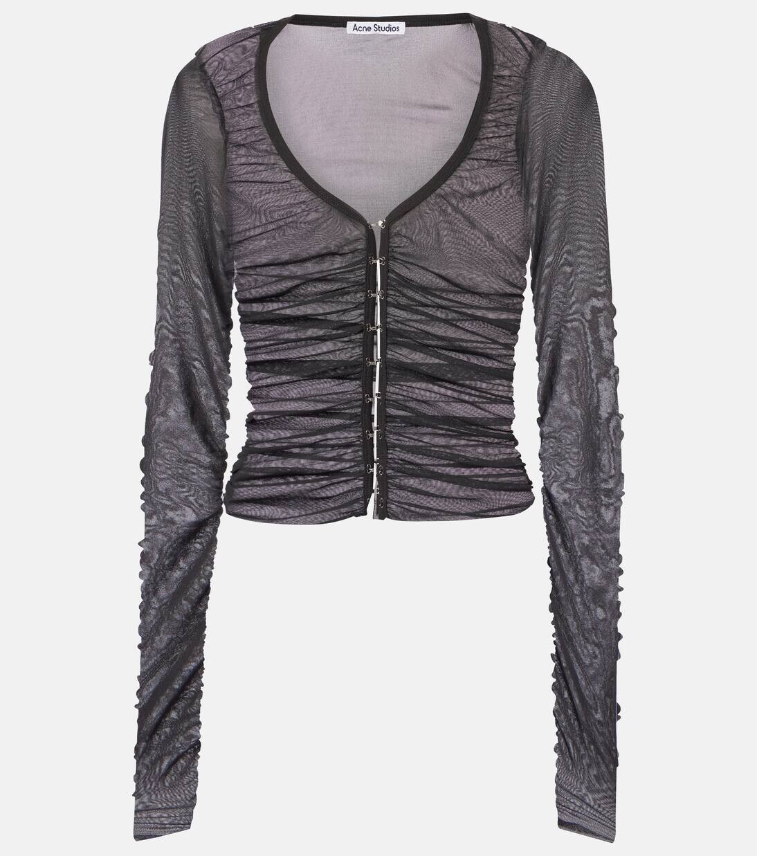 Блузка из сетки Acne Studios, цвет anthracite grey
Блузка из сетки Acne Studios, цвет anthracite grey