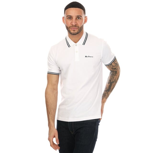 Мужская рубашка-поло с двойной кромкой Ben Sherman, белый
Мужская рубашка-поло с двойной кромкой Ben Sherman, белый
