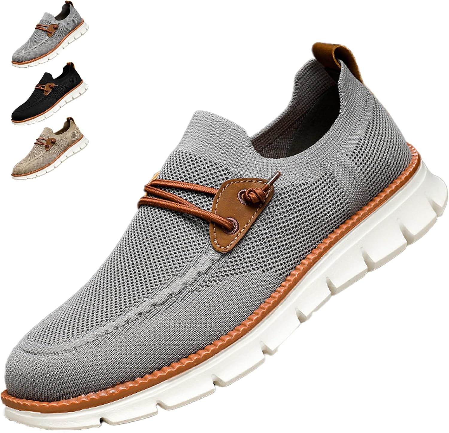 Мужские вязаные сетчатые босоножки AMAZIDEAL, повседневные кроссовки на шнуровке, удобные слипоны, легкие, дышащие, для вождения, серый
Мужские вязаные сетчатые босоножки AMAZIDEAL, повседневные кроссовки на шнуровке, удобные слипоны, легкие, дышащие, для вождения, серый