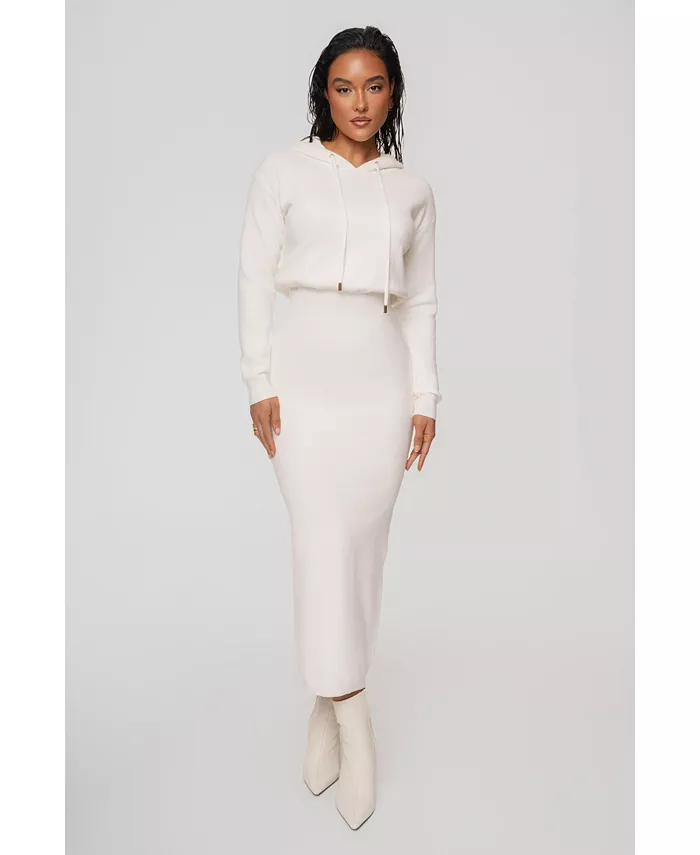 Женское платье-худи All In One JLUXLABEL, слоновая кость/кремовый
Женское платье-худи All In One JLUXLABEL, слоновая кость/кремовый