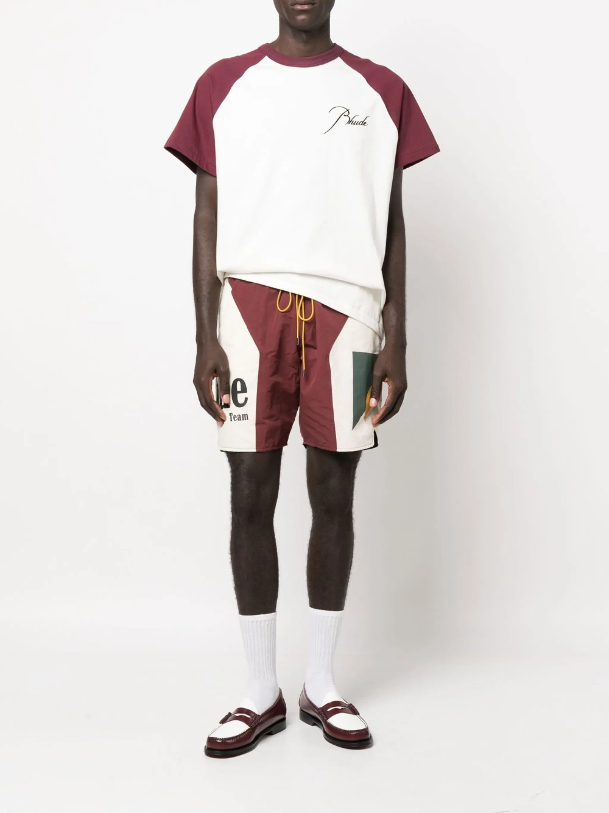 Шорты с кулиской и логотипом Rhude, белый
Шорты с кулиской и логотипом Rhude, белый