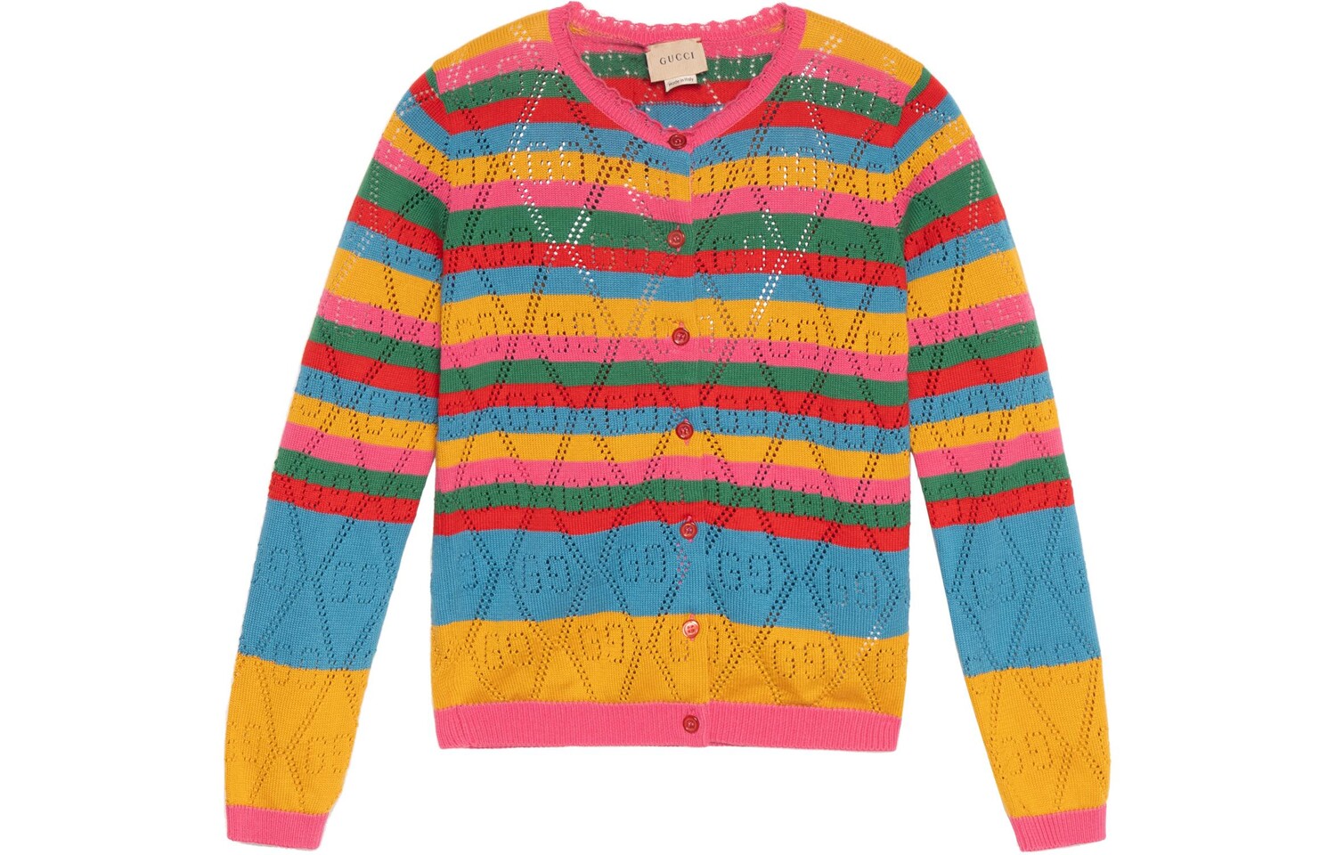 Свитер женский Gucci, розовый / красный / желтый
Свитер женский Gucci, розовый / красный / желтый