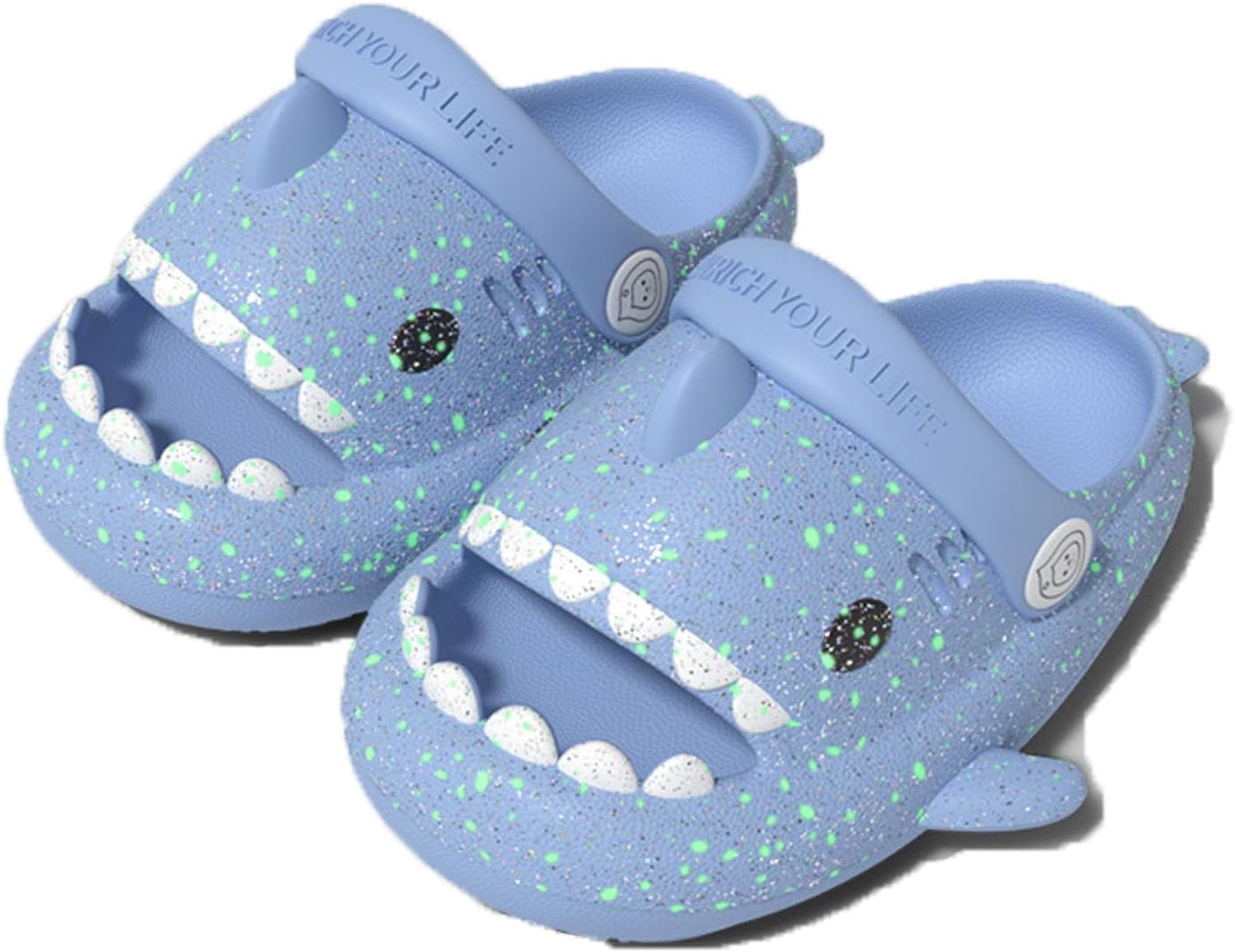 Детские шлепанцы с акулой, светящиеся в темноте, пляжные тапочки для малышей, шлепанцы с рыбами, светящиеся в темноте, тапочки для мужчин и женщин, синие Generic
Детские шлепанцы с акулой, светящиеся в темноте, пляжные тапочки для малышей, шлепанцы с рыбами, светящиеся в темноте, тапочки для мужчин и женщин, синие Generic