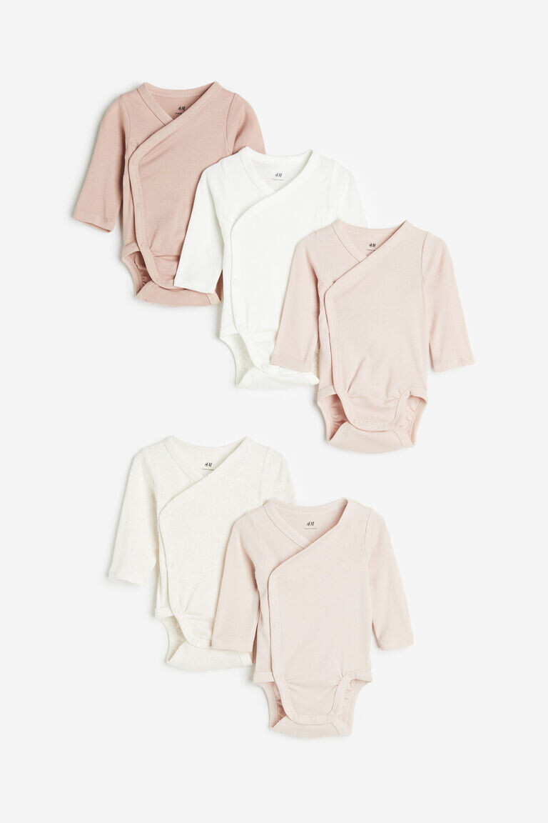 Комплект из пяти боди H&M, розовый
Комплект из пяти боди H&M, розовый