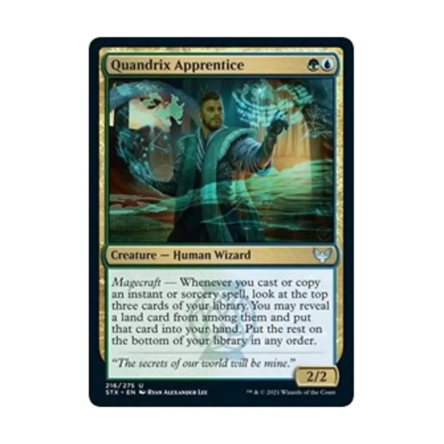 CCG Ученик Квандрикса (U), MTG - Strixhaven - School of Mages
CCG Ученик Квандрикса (U), MTG - Strixhaven - School of Mages