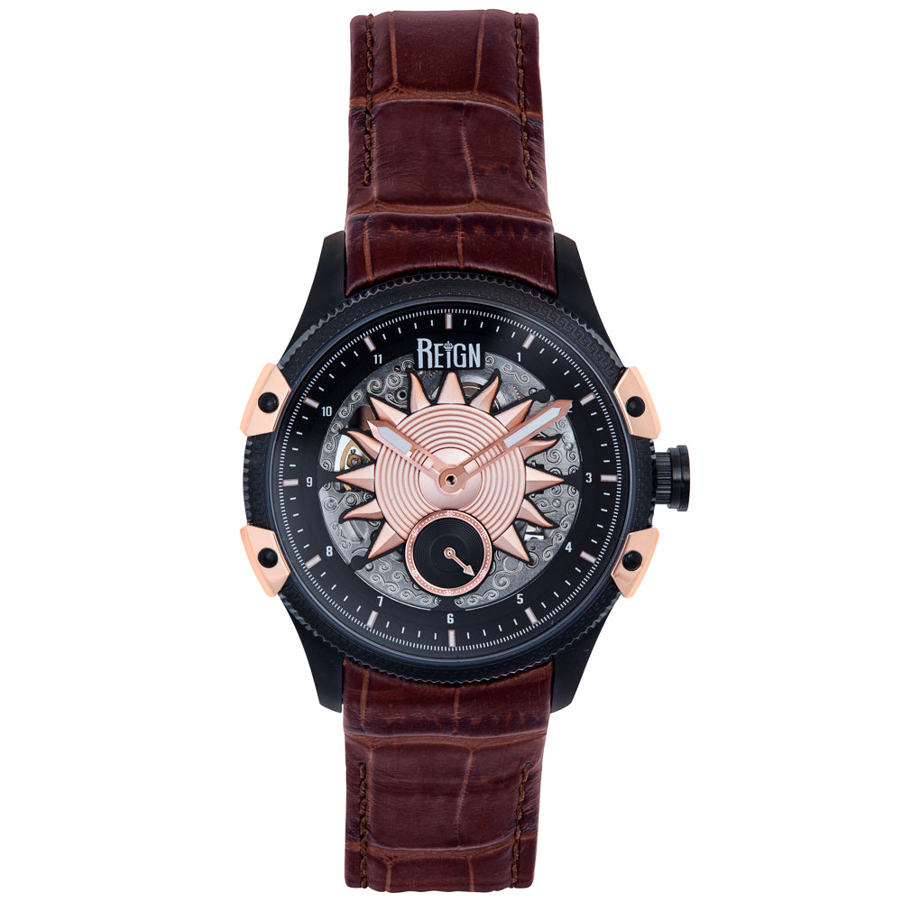 Часы Solstice Automatic Semi-Skeleton - Темно-коричневый/Розовое золото Reign
Часы Solstice Automatic Semi-Skeleton - Темно-коричневый/Розовое золото Reign