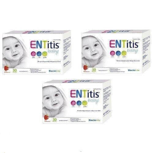 Entitis Baby, Набор иммунных пакетиков для детей, 3х30 пакетиков.
Entitis Baby, Набор иммунных пакетиков для детей, 3х30 пакетиков.