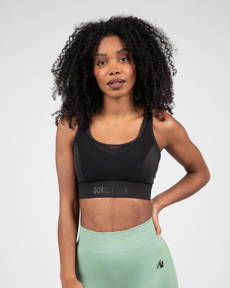 GORILLA WEAR Спортивный бюстгальтер Riley с высокой поддержкой - черный
GORILLA WEAR Спортивный бюстгальтер Riley с высокой поддержкой - черный