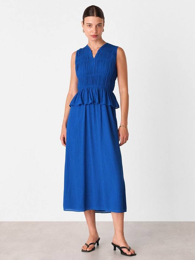 Платье миди с V-образным вырезом и сборками Whistles, Dark Blue
Платье миди с V-образным вырезом и сборками Whistles, Dark Blue