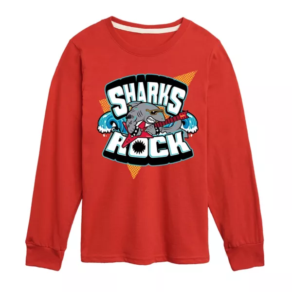 Мальчики 8-20 футболка с длинным рукавом и принтом "Акулы рулят" Licensed Character, красный
Мальчики 8-20 футболка с длинным рукавом и принтом "Акулы рулят" Licensed Character, красный