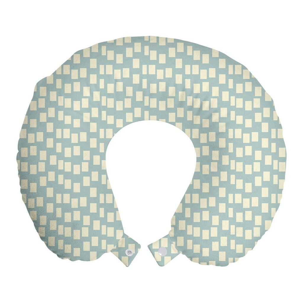 ABAKUHAUS Modern Travel Pillow Neck Support, плитка больших маленьких квадратов, пенопластовые дорожные принадлежности для самолетов и автомобилей, 30x30 см, бледно-голубой кремовый
ABAKUHAUS Modern Travel Pillow Neck Support, плитка больших маленьких квадратов, пенопластовые дорожные принадлежности для самолетов и автомобилей, 30x30 см, бледно-голубой кремовый