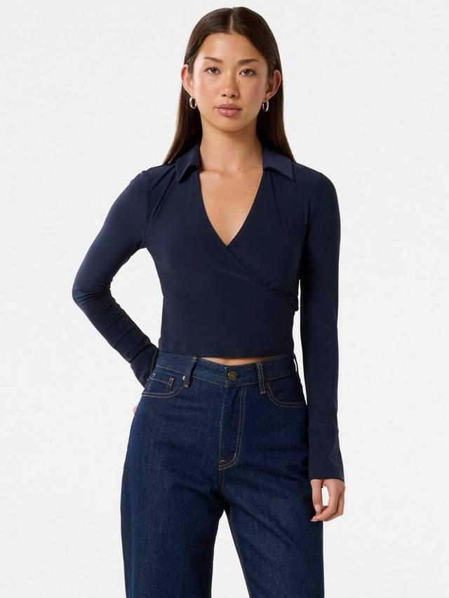 Топ с длинными рукавами Matisse Wrap Forever New, Royal Navy
Топ с длинными рукавами Matisse Wrap Forever New, Royal Navy